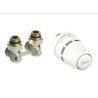 Danfoss Regus Zestaw prosty z głowicą do grzejników dolnozasilanych 015G5308